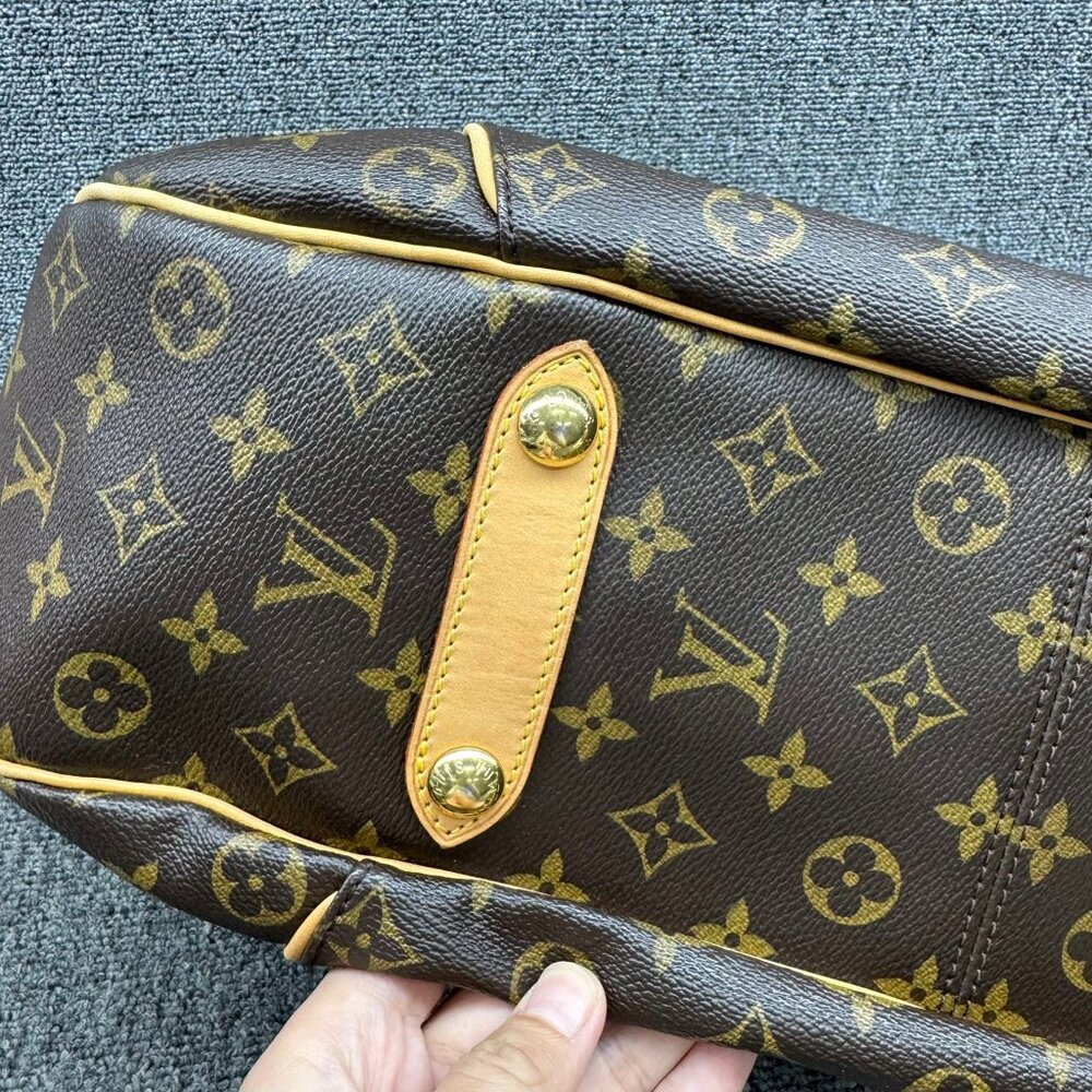 Louis Vuitton Galleria GM Brown Canvas Shoulder Bag 885-081325 - Picture 9 of 16